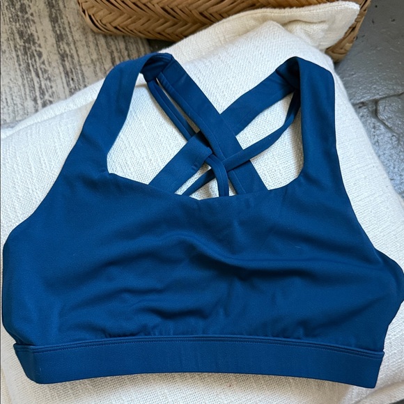 Paragon Fitwear Navy Cross-Back Sports Bra - Picture 1 of 3